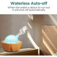 thumbnail image 5 of RAPOBRIX 280ml Wood Grain Base Aromatherapy Cool Mist Humidifier - 20 Sq Meters Coverage, 5 of 6