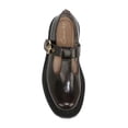 thumbnail image 5 of Circus by Sam Edelman Emelia Chestnut Slip On Round Toe Chunky Heel Loafers (Chestnut, 5.5), 5 of 7