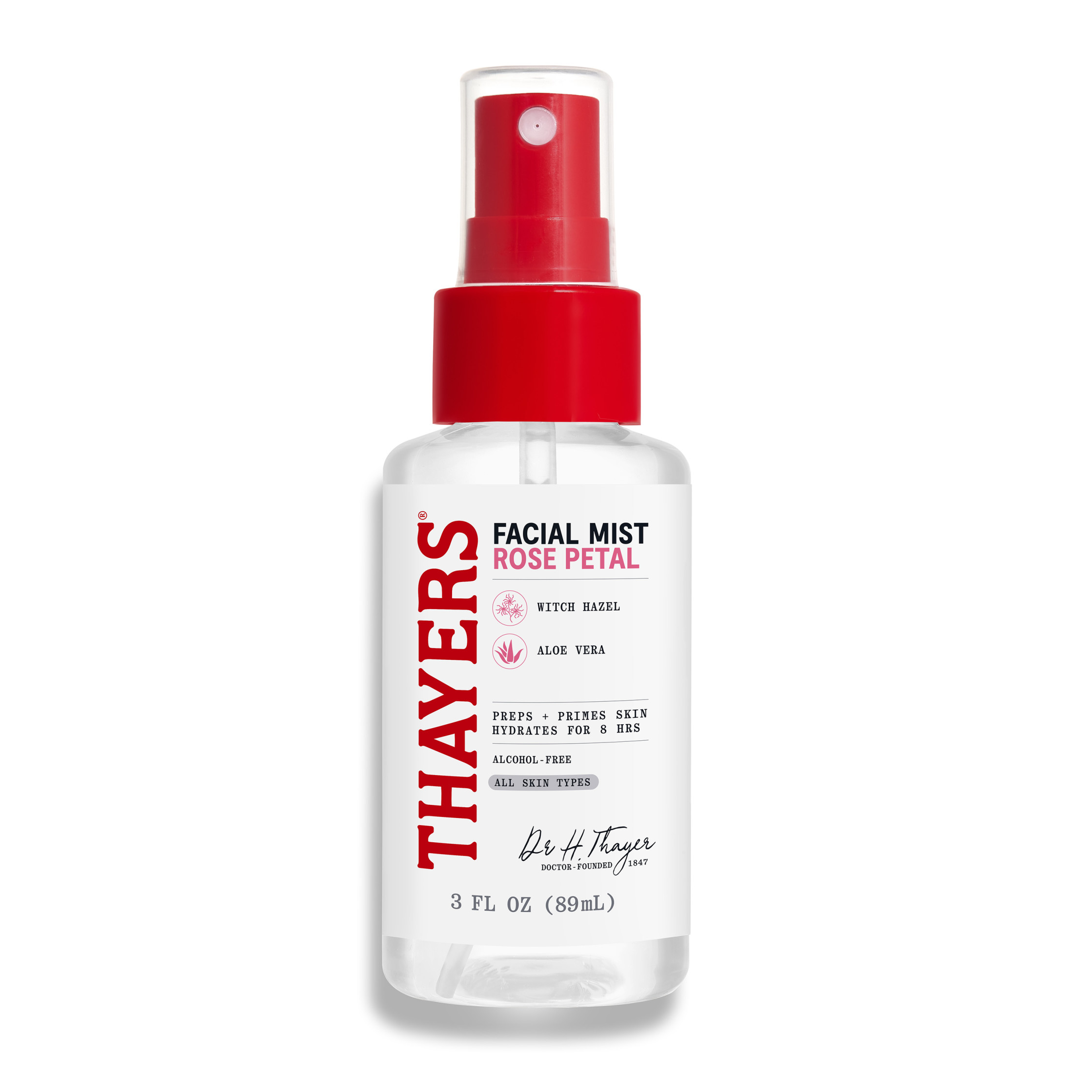 Thayers Rose Petal Witch Hazel Travel Size Face Mist, For Dry Skin, 3 oz