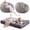 Gray, variant on Someet 2 in 1 Convertible Bean Bag Chair with Removable & Washable Cover, Full Size Flannel Bean Bag Bed for Adult, Black