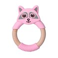 thumbnail image 2 of Juguetes de Dentición para Bebés Mordedor de Silicona de Madera Animales de Dibujos Animados Juguete de Dentición de Haya sin BPA para Recién Nacidos Sonajero Juguete de ANGGREK Otros, 2 of 8
