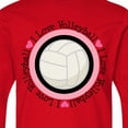 thumbnail image 4 of Inktastic I Love Volleyball Sports Long Sleeve Youth T-Shirt, 4 of 5
