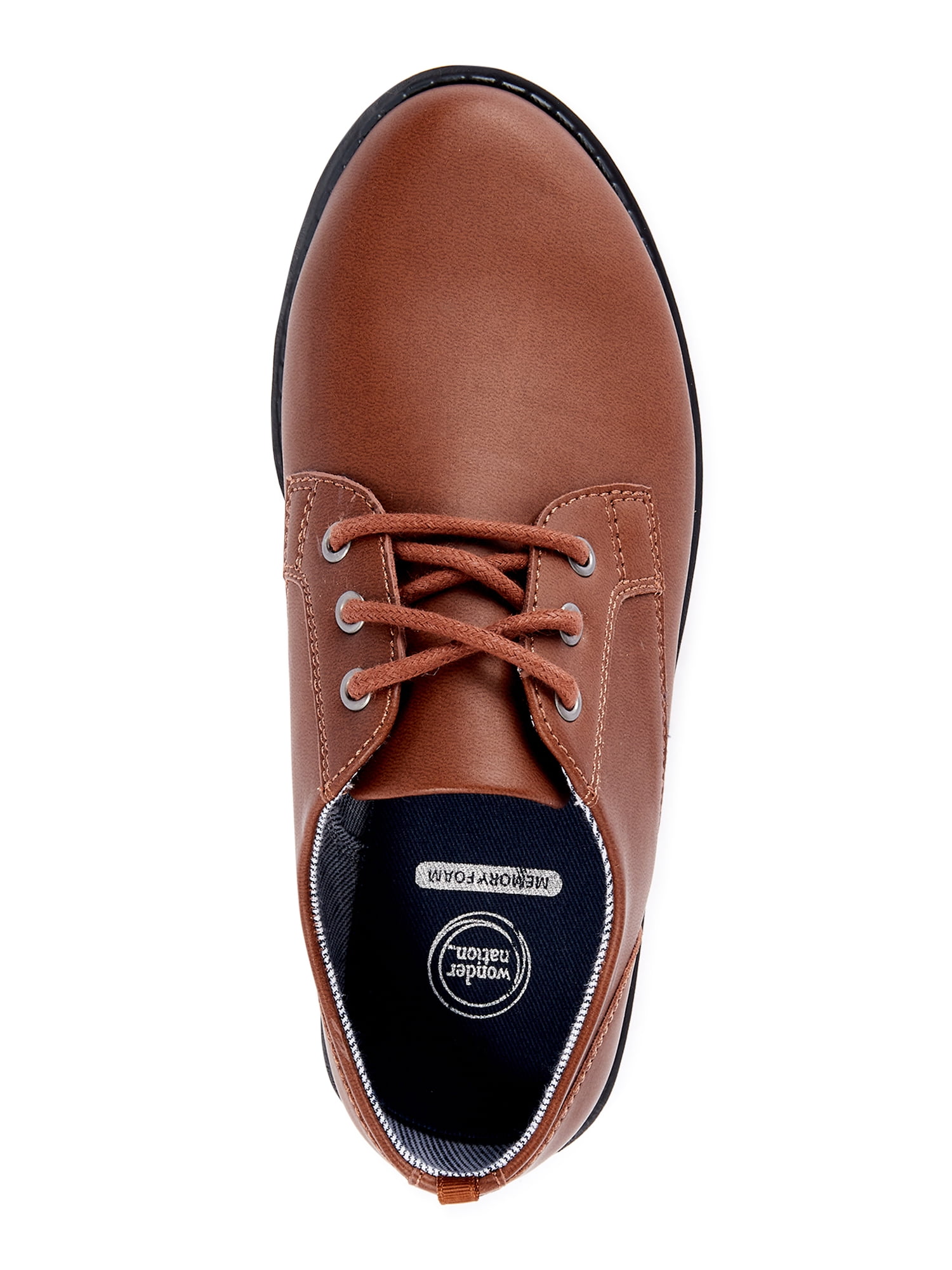 Wonder Nation Little & Big Boys Lace-up Oxford Dress Shoes