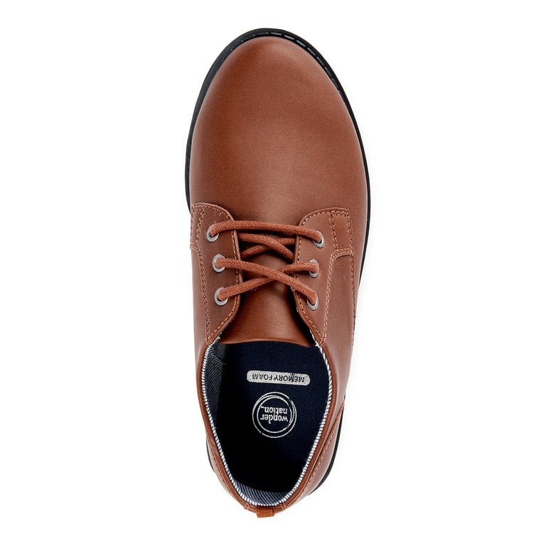 Boys Brown Tan Matt Formal Shoes | Boys Wedding Shoes | Lace Up Shoes | First Walkers