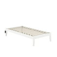 thumbnail image 4 of AFI Colorado 14" Wood Platform Bed Frame with 2 USB Ports, Twin, White, 4 of 5