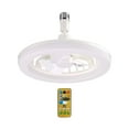 thumbnail image 3 of Milaget Ceiling Fan with Light E27 Dimmable LED Lighting Ceiling Fans for Study Home White A, 3 of 9