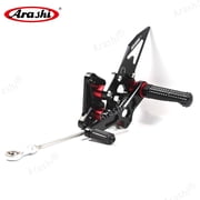 Arashi (Version 2.0) Rearsets for Suzuki Hayabusa GSX1300R Gen 2 2008 - 2020 Motorcycle Adjustable Footrests FootPegs Rear Sets GSX-R 1300 Black 2009 2010 2011 2012 2013 2014 2015 2016 2017 2018 2019