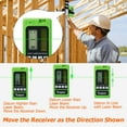 thumbnail image 3 of Huepar Laser Detector for Laser Level Green and Red Beam Receiver for Use with Pulsing Line Lasers, 3 of 8