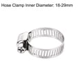 thumbnail image 3 of Uxcell 25mm Barbed x G1 Female Barb Hose Fitting Brass with Hose Clamp, 3 of 5