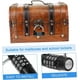 thumbnail image 4 of Sturdy combination lock for school and cabinets, padlock for gym, garages, and metal lockers, black, 4 of 5