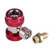 thumbnail image 4 of Cergrey Quick Connector Adapter, Quick Coupler, R134 A/C Low/High Quick Connector Air Conditioning Coupler Adapter + Extractor Valve Core, 4 of 7
