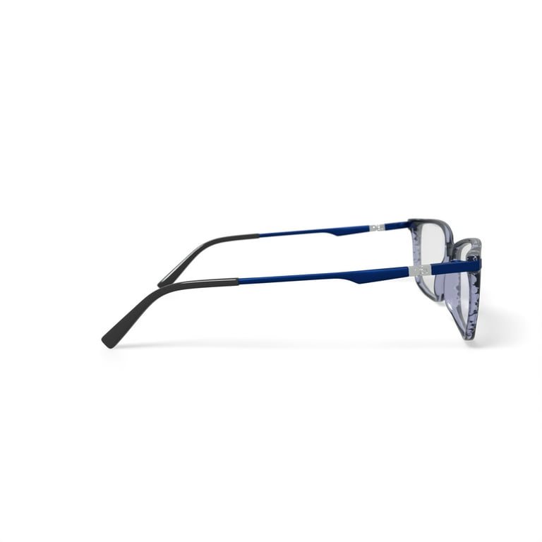 EasyClip Men's TK1196 Rectangular Prescription Eyeglasses with