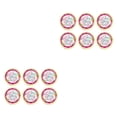 thumbnail image 4 of pitrice 6 Pcs Plateau en Papier Jetable pour Gâteaux Planches Rondes pour Gâteaux Dessert Fleur 2 Ensembles, 4 of 6