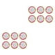 thumbnail image 1 of Ounissouiy Bandeja de papel desechable para pasteles, 6 uds., tablas redondas para pasteles, platos de postre, Bases circulares de cartón para el Type2 NO2, 1 of 6