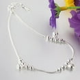 thumbnail image 3 of Limei 2 Pack Women Luxury Fashion 3Pcs Bells 12 Beads Chain Ankle Bracelet Beach Anklet, 3 of 6