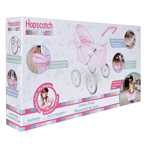 Hopscotch Lane My Baby Doll's Luxury Pram Stroller