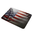 thumbnail image 1 of KuzmarK Glass Cutting Board - American Flag Baseball Stitch, 1 of 1