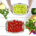 thumbnail image 7 of Auledio 2 Tier Fruit Basket Bowl Vegetable Basket with Banana Tree, Decorative Organizer for Kitchen Countertop, Black, 7 of 7