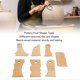 thumbnail image 1 of 7PCS Pottery Foot Shaper Tools Multiple Shapes Beech Wood Rib Trimming Tool for Clay Crafting Ceramic Sculpting Smoothing, 1 of 3