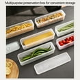 thumbnail image 4 of Food Storage Container, Airtight and Stackable Plastic Box with Lid, Transparent Design for Refrigerator and Kitchen Pantry Organization, 4 of 13