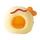 thumbnail image 4 of Nido cálido para loros, cama para acurrucarse, fácil de colgar, accesorios para jaula, forro polar suave Amarillo, 4 of 7