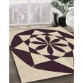 thumbnail image 3 of Ahgly Company Tapis Rectangulaire Lavable en Machine Intérieur Transitionnel Pêche Orange Profond, 6 Pieds x 9 Pieds, 3 of 7