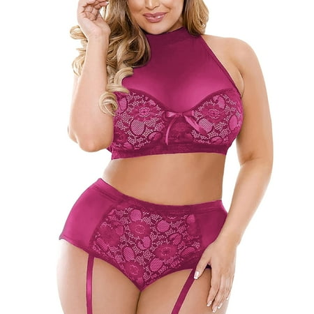 

Women Lace Lingerie Sleepwear Suit Sleepwear Lace Underwear