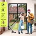 thumbnail image 2 of Magnetic Garage Door Screen with Strapping Tapes for 1 Car Garage 9x7ft, Reinforced Fiberglass Mesh with Weighted Bottom, Durable Screen Door Curtain Kit, 2 of 7
