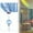Blue, variant on Decorative Door String Curtain Wall Panel Fringe Window Room Divider Blind Divider Tassel Screen Home