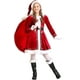 thumbnail image 2 of Vestido de Papá Noel para niñas, disfraz de señora Claus, disfraz de Navidad para niños, traje de Cosplay con sombrero, 2 of 4