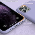 thumbnail image 3 of Entronix Funda de Silicona para iPhone 11 Pro, Suave Al Tacto, Antiarañazos y Antigolpes, Color Morado, 3 of 6