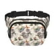 thumbnail image 1 of Fotbe Flying Butterflies-1 Cangurera Cuadrada con Estampado de Doble Capa, Bolsa de Cintura Ajustable Mini para Hombres y Mujeres, 1 of 9