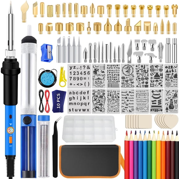 Kit de combustión de leña IVSUN 116 piezas con temperatura ajustable