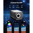 thumbnail image 2 of VEVOR Starlight Headliner Kit, 550 pcs 0.03 in 9.8 ft, 16W Twinkle Fiber Optic Star Ceiling Lights for Car, Bluetooth APP, Remote Control,Sound Activated, RGBW Light Engine,for Home Bed Room Decor, 2 of 9