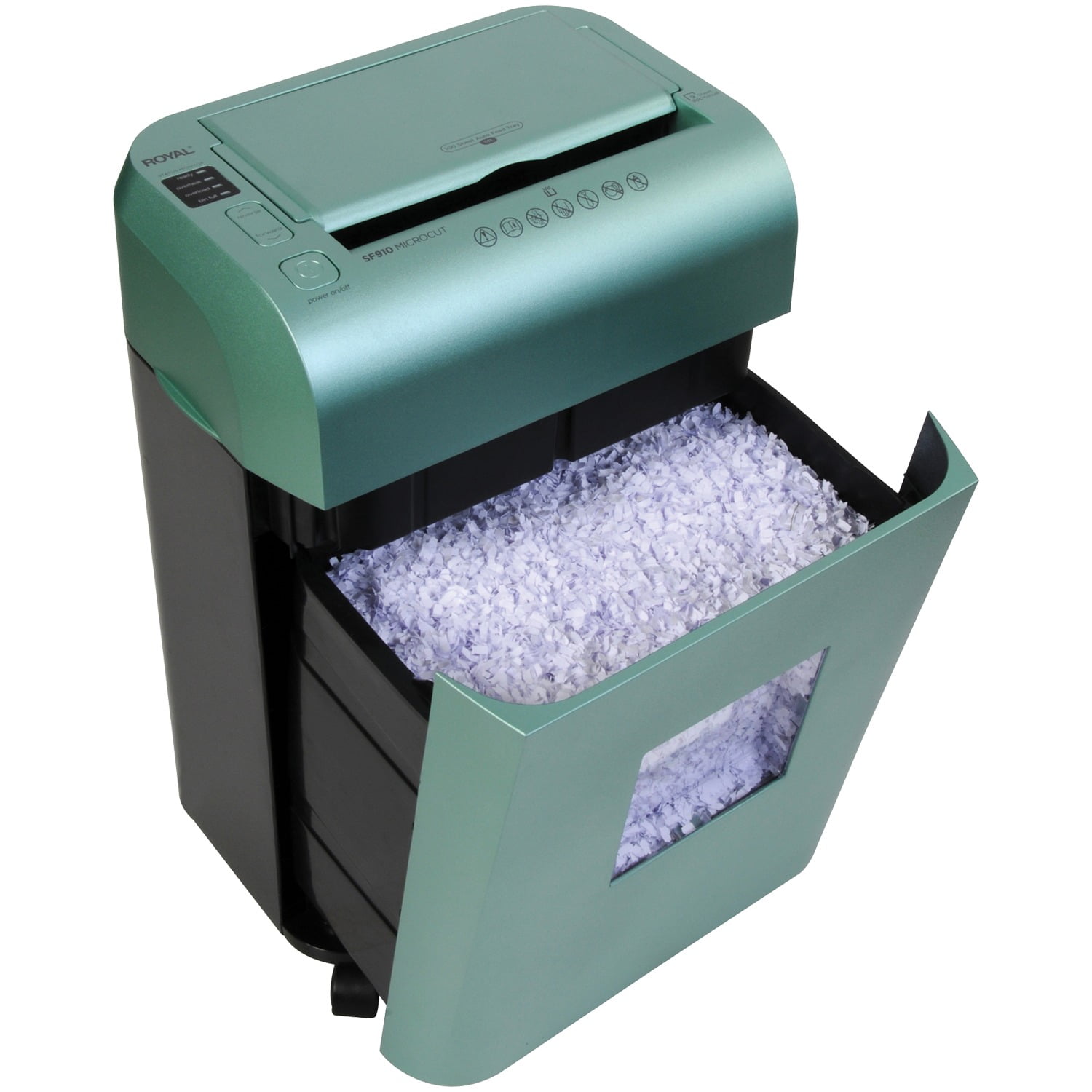Royal 89349M SF910 100-Sheet Autofeed Micro-Cut Shredder (Green)