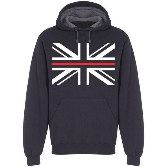 Flag Of The United Kingdom Hoodie Men -Image by Shutterstock, Male Small