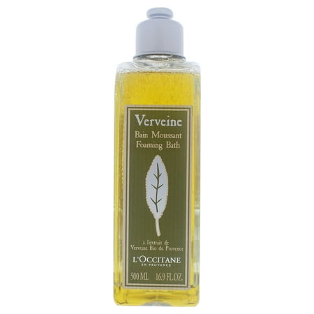 L'Occitane Foaming Verbena Bubble Bath with Organic Verbena Extract, 16.9