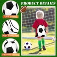 thumbnail image 6 of Cinvoph Drawstring Gym Backpack Soccer Print Outdoor Fitness Sport Backpack Durable Lightweight for Workout Travel Camping 10"x12", 6 of 6