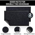 thumbnail image 4 of 2 Piezas Tapete para Puerta, Alfombrillas Duraderas para Puerta Interior, Tapete de Entrada para Interior y Exterior, Tapete de Bienvenida Antideslizante, Fácil de Limpiar, para el Suelo del Baño, 4 of 4