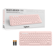 Logitech K380 Multi-device Bluetooth Keyboard - Rose
