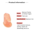 thumbnail image 3 of Nail Art Model UV Gel Fake Finger Training Display Falsas puntas con parche de uñas Ygjytge Cuidado Belleza, 3 of 5