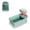 Green, variant on 2-Compartment Silicone Seasoning Box With Lid, Portable Leak-Proof Dipping Sauce Container, Food-Grade Sealed Condiment Organizer for Travel Picnic(Pink)
