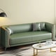 thumbnail image 5 of Nordic Style Stretch Sofa Leather Minimalist Adults Luxury Modern Couch Ergonomic Unusual Canape Salon Living Room Furniture My Lux Decor Round, 5 of 13