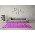 thumbnail image 3 of Ahgly Company Indoor Round Oriental Pink Traditional Area Rugs, 8' Round, 3 of 4