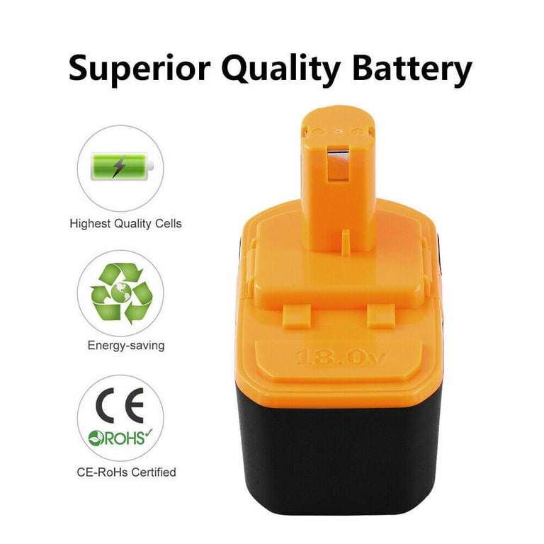 Vinida Replacement Battery 18V Lithium 3600mAh, Cordless Ryobi...