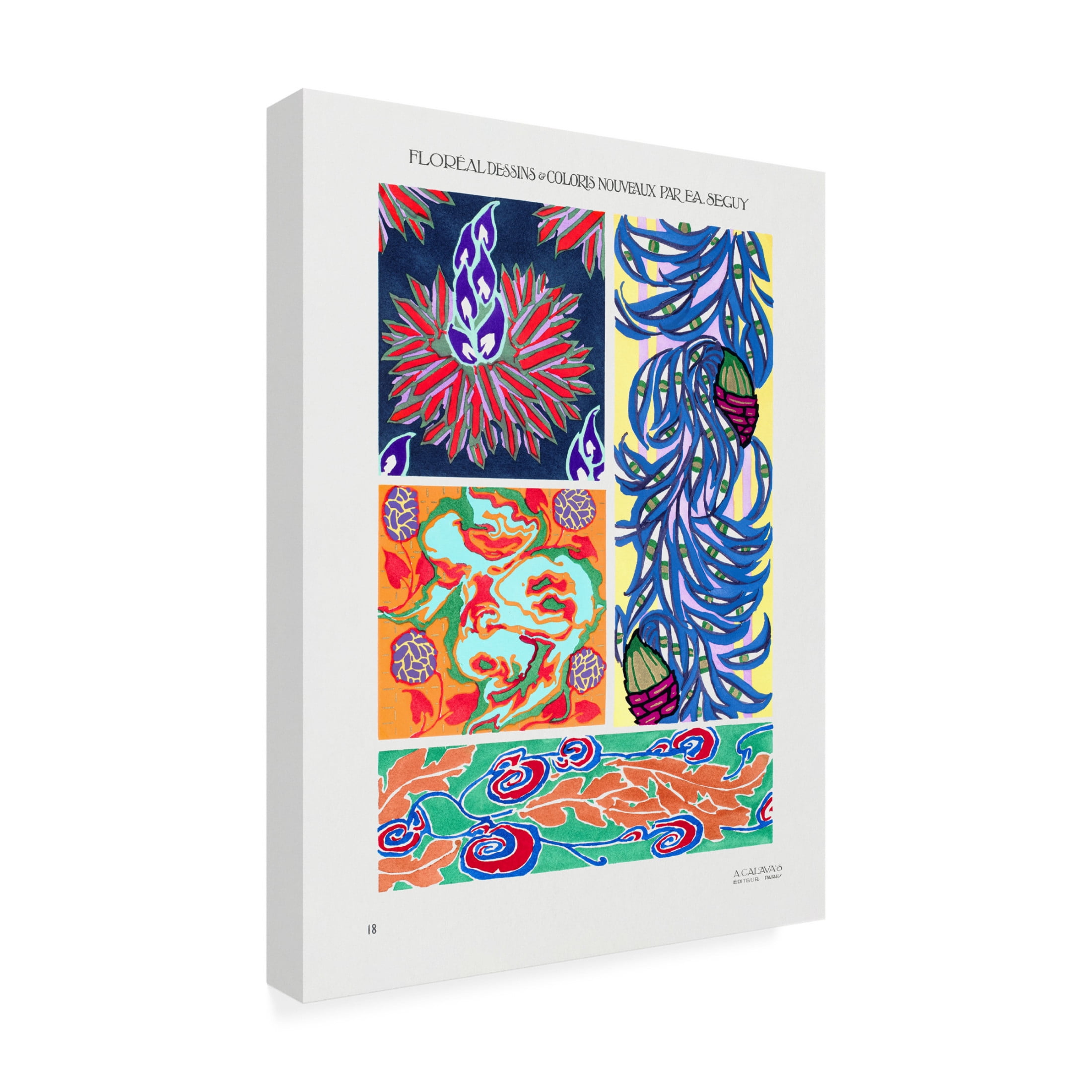 Trademark Fine Art Pictufy Pattern 18 Canvas Wall Art