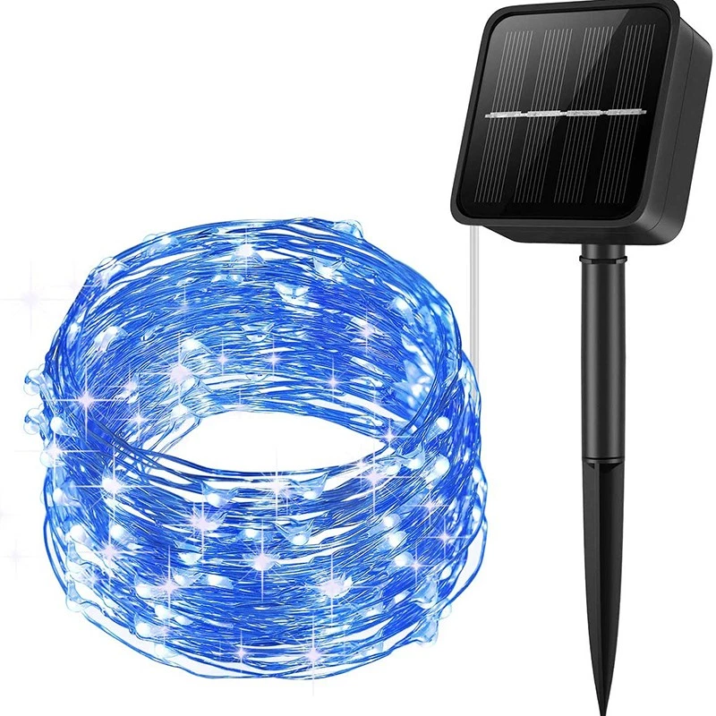 BUTTERFLY- 98Ft Led Outdoor Solar Powered String Lights For Patio Yard Porch Party Decor