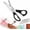 1 pcs, variant on Stainless Steel Zig Zag Pinking Shears Diy Serrated Sewing Scissor,1pcs | 5mm Triangular Teeth With Ergonomic Grip, Anti-Fray Edges And Controlled Cutting For Fabric, Ribbon, Paper And Crafts