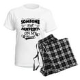 thumbnail image 4 of CafePress - Someone Left Pawprints On M Women's Light Pajamas - Women's Short Sleeve Print T-Shirt and Pants Light Cotton Pajama Set, 4 of 7