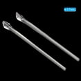 thumbnail image 3 of Uxcell Glasses End Tips 5 Pairs Eyeglass Anti Slip Ear Sock Pieces Tube Sleeve Replacement Temple, Transparent Style 3, 3 of 5